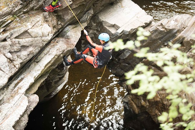 Canyoning Day Trip from Edinburgh - From Edinburgh pickup to a wet start to the day