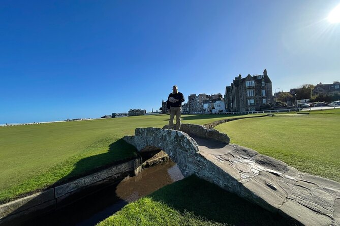 Coastal Charms: St Andrews & Kingdom of Fife Private Day Tour - St Andrews Golf Club Time: The Swilken Bridge Moment, Plus the Crowd Reality
