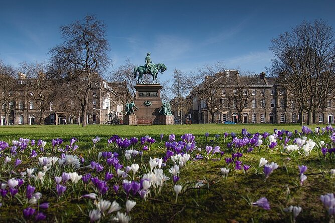 Edinburgh: Dean Village & New Town Walking Tour - George Street, The Dome, and the science-and-statues side of Edinburgh