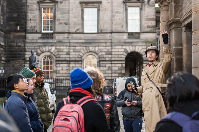 Edinburgh Historical Gems Tour with Whisky & Local Flavours - Holyrood Palace gates finish: a surreal Mary Queen of Scots connection