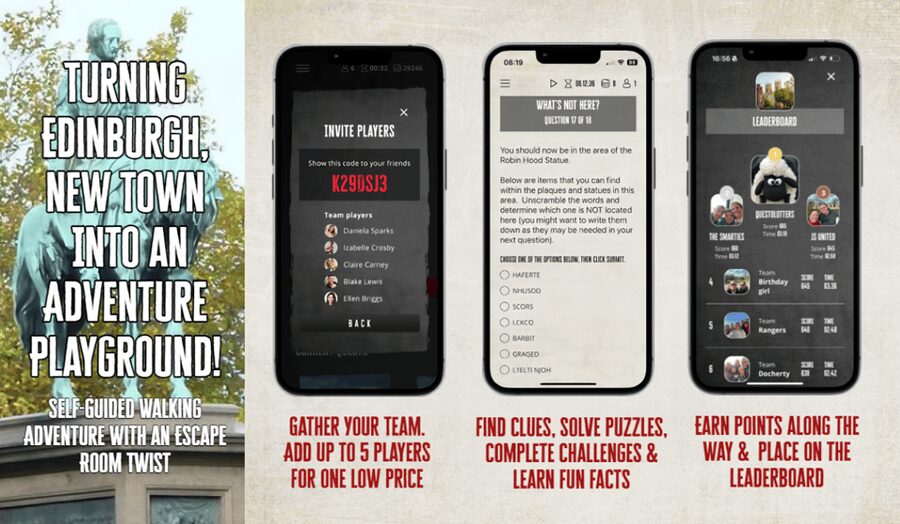 Edinburgh New Town: City Walking Tour & Exploration Game - Why Edinburgh New Town is ideal for a puzzle walk