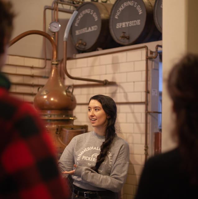 Edinburgh: Pickering's Gin Jolly Tour (Distillery & Tasting) - At the Royal Dick Bar: your gin and tonic start at Summerhall