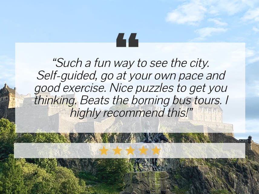 Edinburgh: Royal Mile Walking Tour & Exploration Game - Who This Quest Fits Best (And Who Should Skip It)