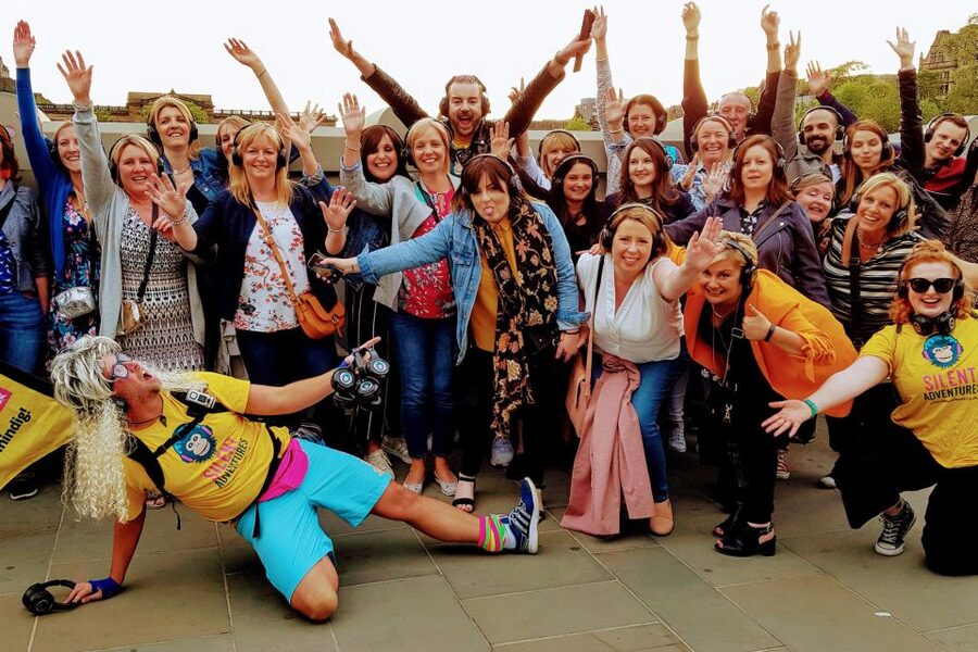 Edinburgh: Silent Disco Adventure Tour - A Realistic Route Expectation: Princes Street, The Mound, and Busy City Streets