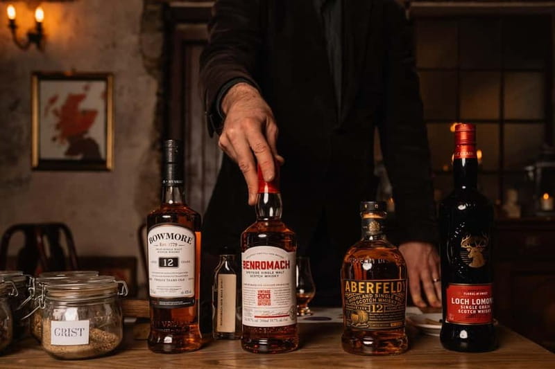 Edinburgh: Small-Group History of Whisky Tour with Tasting - Megget’s Cellar: The Candlelit Underground Tasting Masterclass