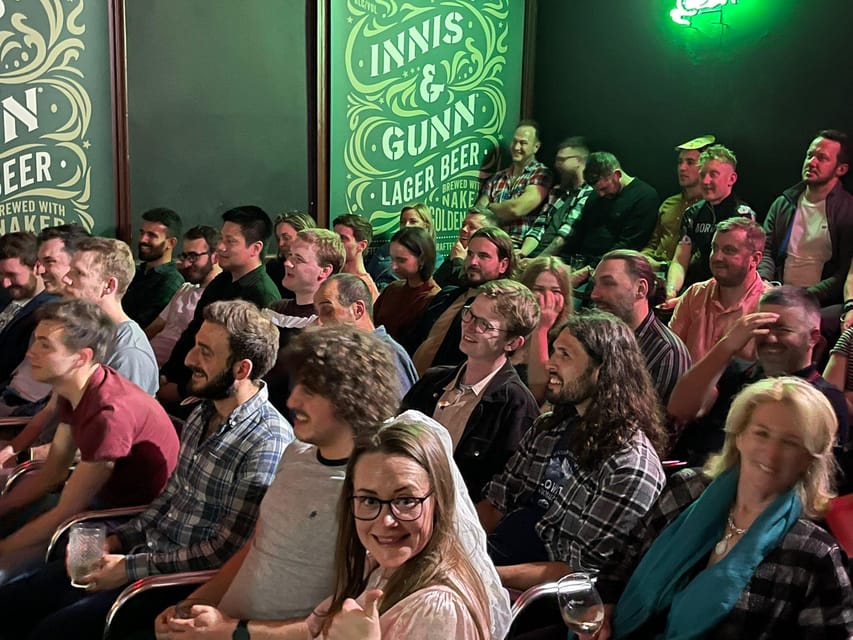 Edinburgh: Stand Up Comedy Show - Bar time before laughs, drinks available but food is not included
