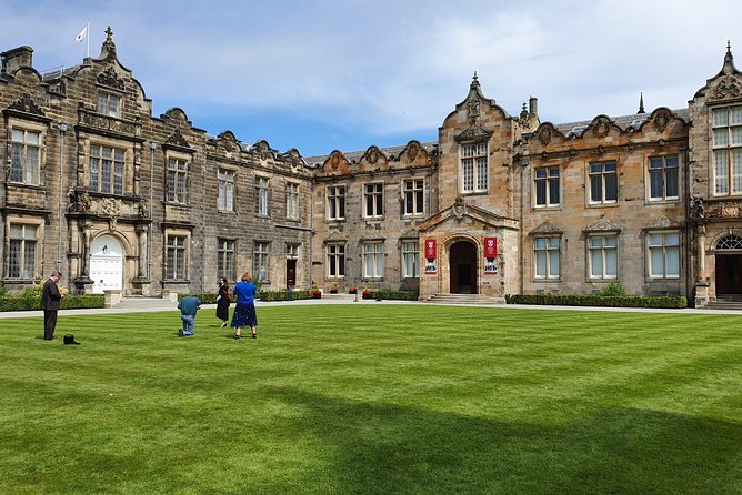 Edinburgh to St Andrews private driving tour - University of St Andrews grounds, walking among places tied to the royals