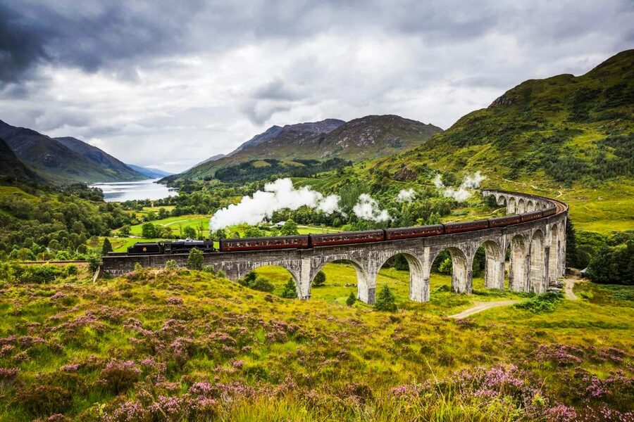 From Edinburgh: 3-Day Isle of Skye and The Highlands Tour - Day 1 into night: Glenfinnan Viaduct and the Commando Memorial before Inverness