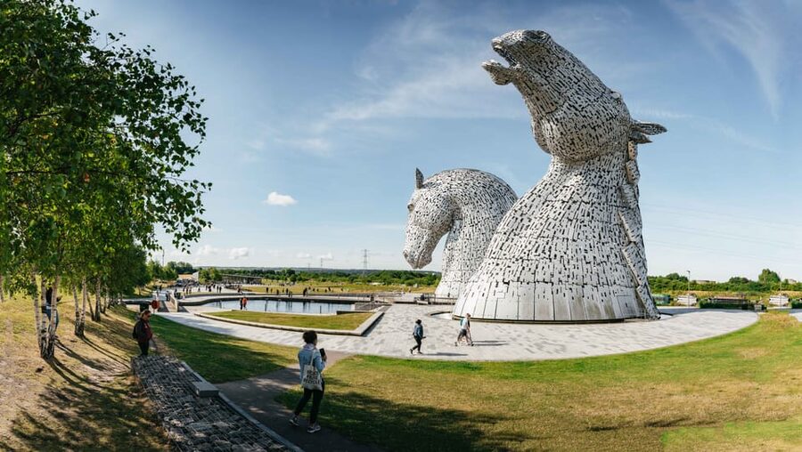 From Edinburgh: Loch Lomond, Stirling Castle & Kelpies Tour - Aberfoyle lunch time: a reset in a small village setting