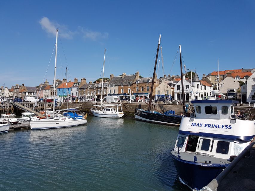 From Edinburgh: St Andrews and Fishing Villages of Fife Tour - St Andrews in focus: golf, university, and the cathedral experience