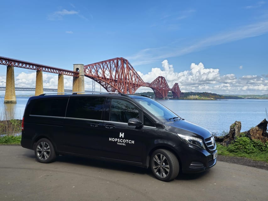 From Edinburgh: St. Andrews & Fife Luxury Private Day Tour - Luxury pickup from Edinburgh, then the Forth Rail Bridge hits first