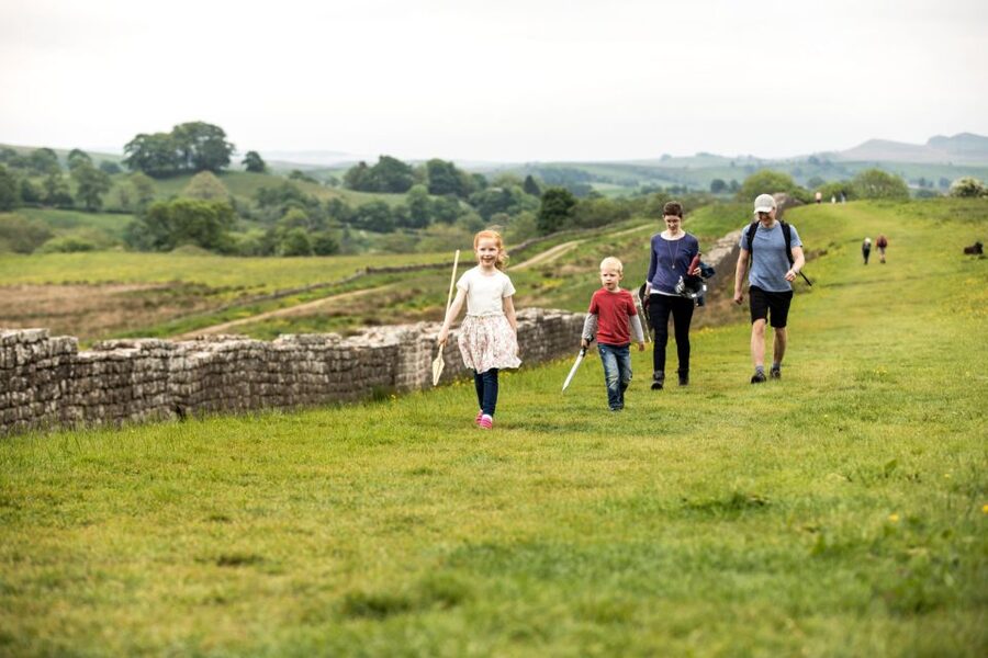 Hadrian's Wall: Birdoswald Roman Fort Entry Ticket - The visitor center: construction, artifacts, and the periscope view