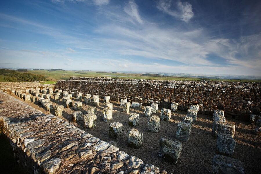 Hadrian's Wall: Housesteads Roman Fort Entry Ticket - Roman finds: altars, dedication stones, tools, and weapons