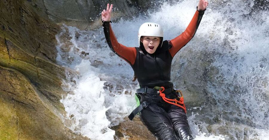 Pitlochry: Lower Falls of Bruar Guided Canyoning Experience - The route day: meet at Ballinluig, then ride to the water base