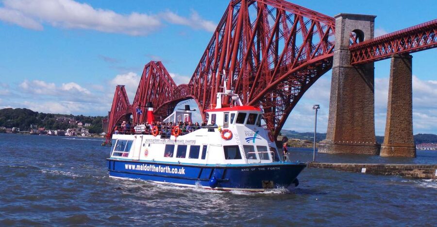Queensferry: Maid of the Forth 1.5-Hour Sightseeing Cruise - Stop by stop: Red Rail Bridge to Inchgarvie, then Inchcolm photos and ruins