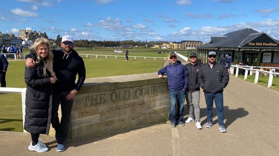 St Andrews: Golf Origins and Old Course History Tour - Crossing the fairways and staying alert during live play
