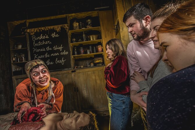 The Edinburgh Dungeon Entrance Ticket - The cast and the 11 live actor scenes