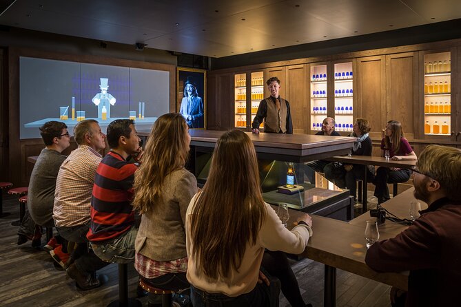 The Scotch Whisky Experience Guided Whisky Tour - An Introduction to Whisky - The Scotch Whisky Collection, and the Crystal Tumbler Souvenir